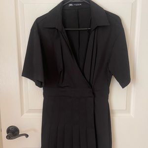 Zara Pleaded skirt casual dress